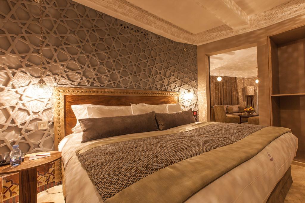 Hivernage Hotel & Spa Marrakesh Exteriör bild A bedroom at the hotel