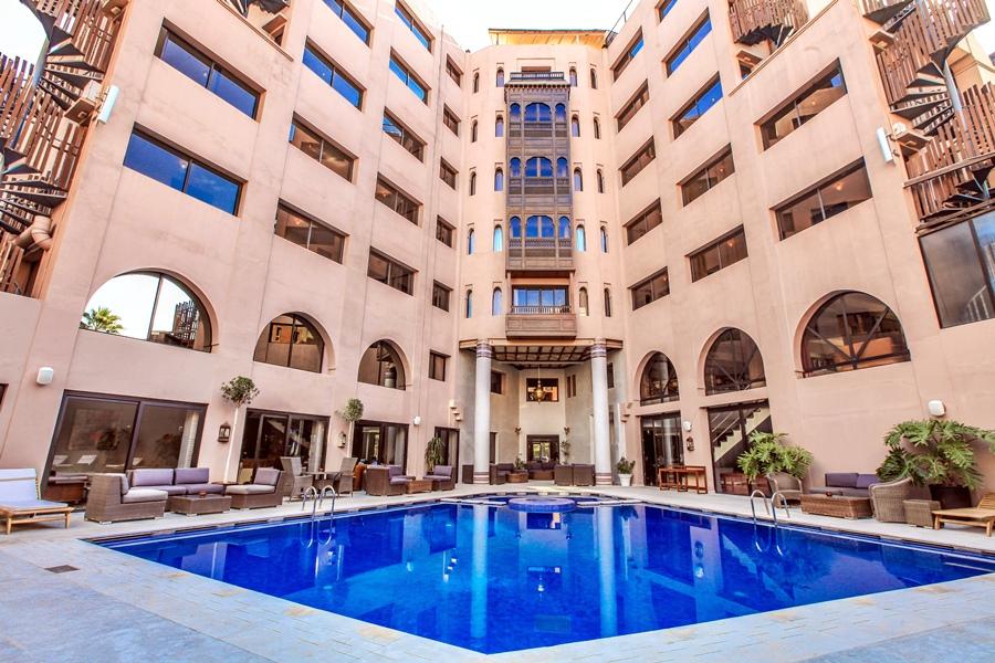 Hivernage Hotel & Spa Marrakesh Exteriör bild The hotel's pool