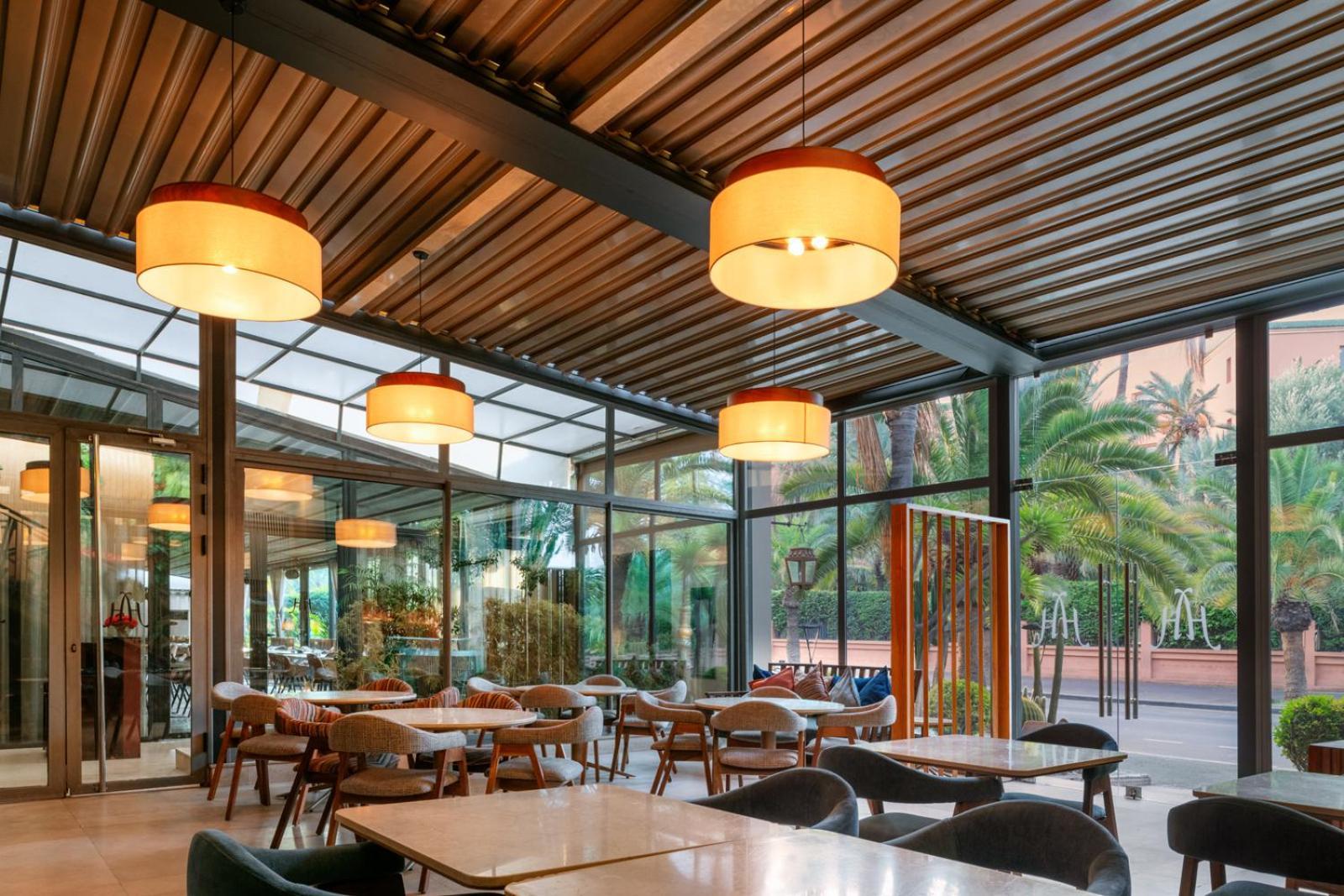 Hivernage Hotel & Spa Marrakesh Exteriör bild The interior of the restaurant