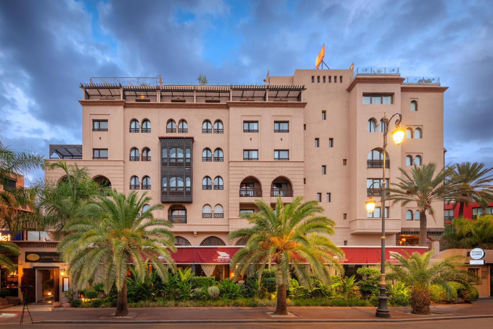 Hivernage Hotel & Spa Marrakesh Exteriör bild The hotel in 2012