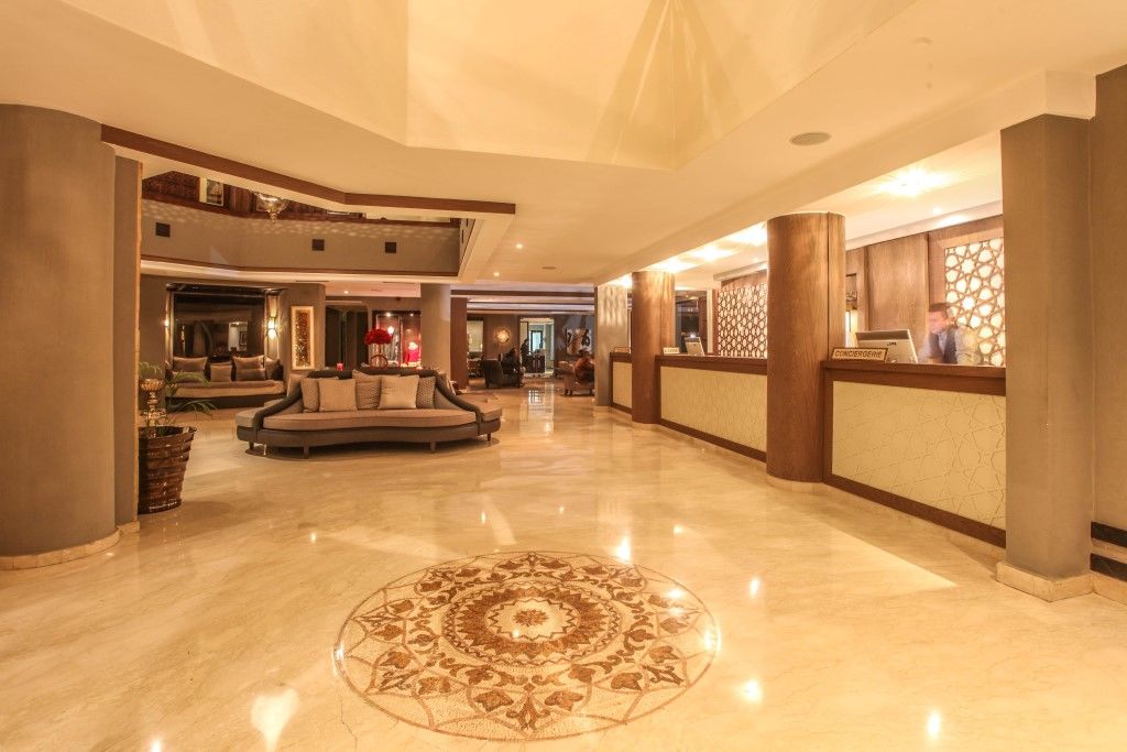 Hivernage Hotel & Spa Marrakesh Exteriör bild Lobby