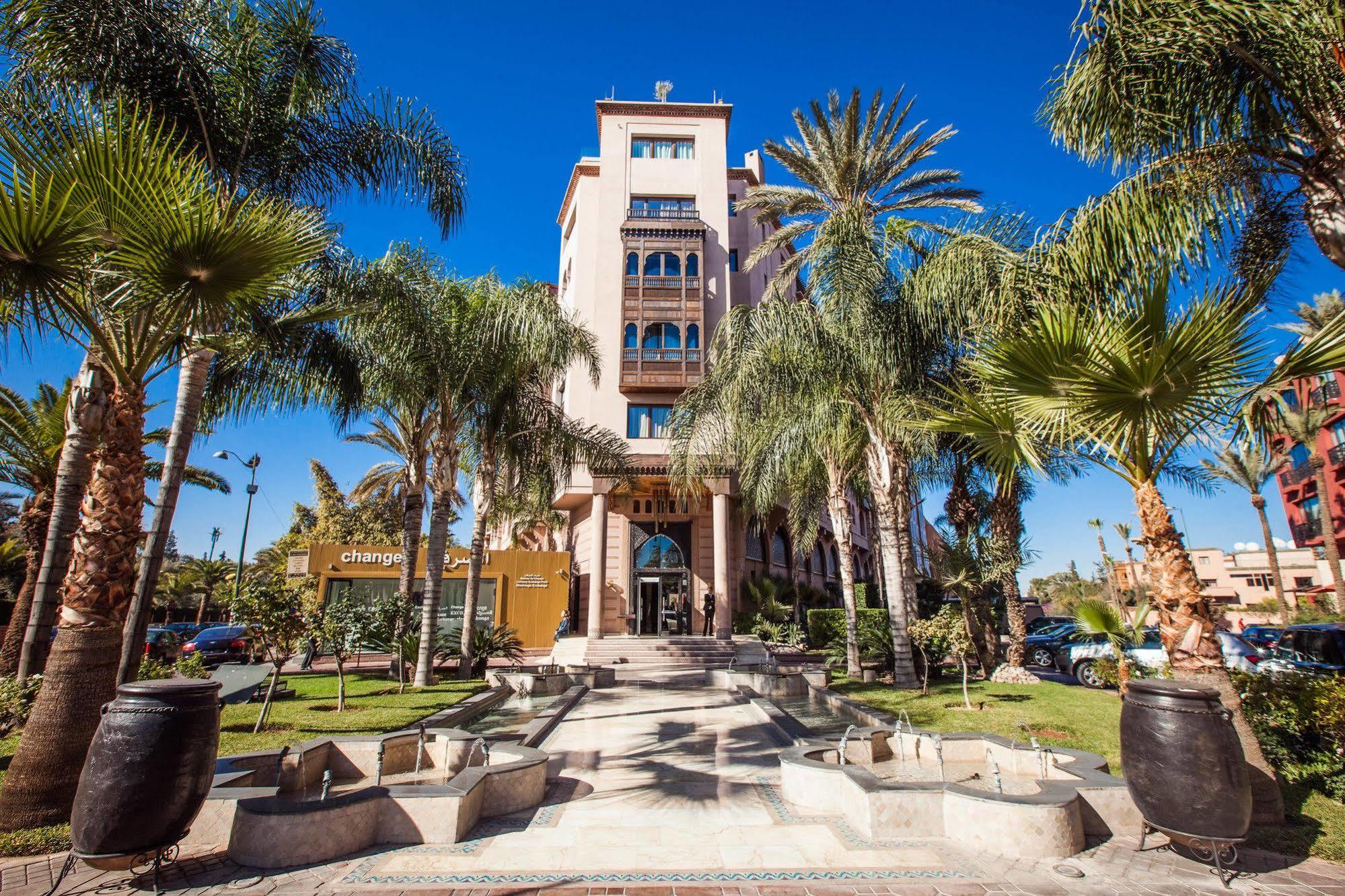 Hivernage Hotel & Spa Marrakesh Exteriör bild The main entrance of the hotel